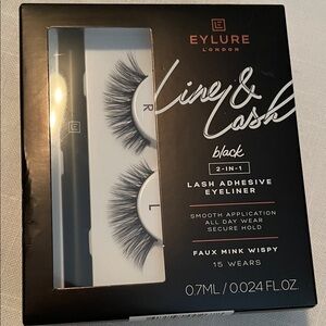 Line & Lash Black Faux Mink Wispy Lashes